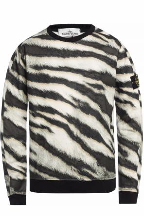 Sweatshirt with a zebra motif, zdjęcie 1 Sweatshirt with a zebra motif od Stone Island